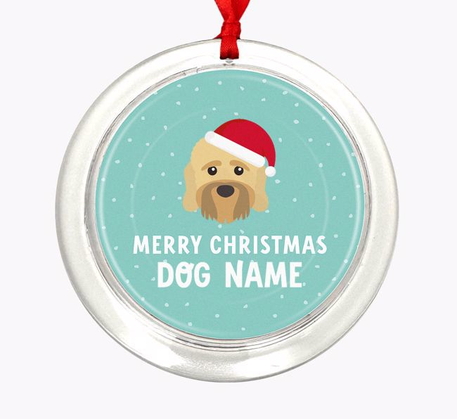 Merry Christmas: Personalized {breedFullName} Christmas Decoration